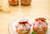草莓酥皮泡芙-凯度蒸烤箱的做法