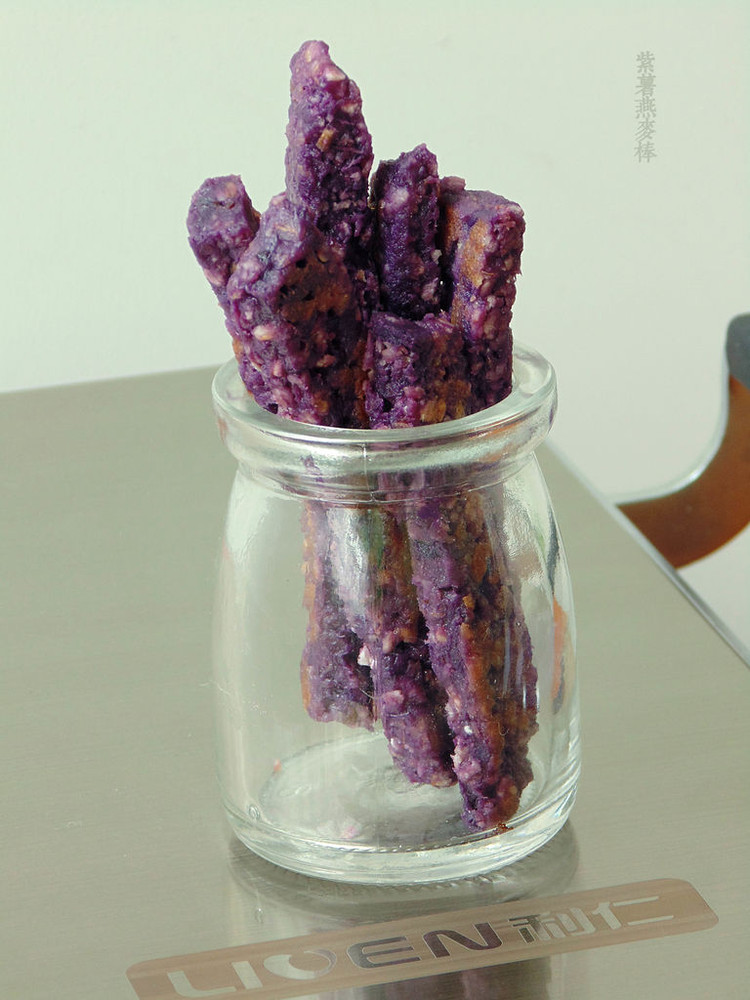 紫薯燕麦棒（电饼铛点心）的做法