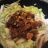 炖肉熬白菜豆腐的做法图解4