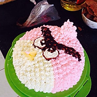 生日蛋糕（愤怒的小鸟）的做法图解7