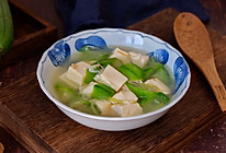虾皮丝瓜豆腐汤的做法
