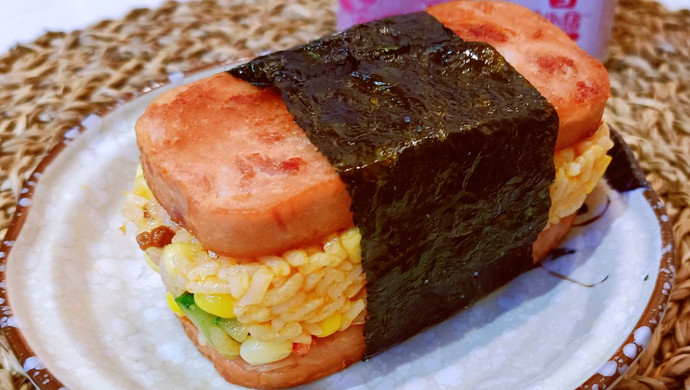 韩式海陆午餐肉三明治饭团