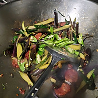 腊肉炒红菜苔的做法图解5