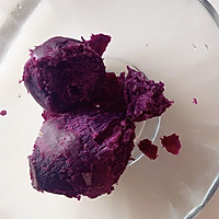 紫薯糯米饼的做法图解1