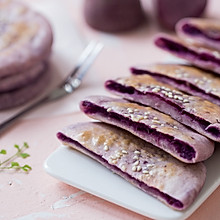 芝香奶酪紫薯饼