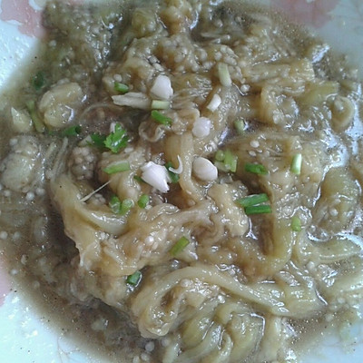 无油省时拌菜——电饭锅蒸茄子~\(≧▽≦)/~