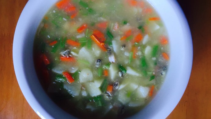牡蛎虾仁与土豆的邂逅