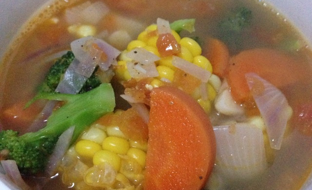 超简易大补维生素蔬菜汤