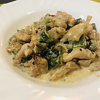 一道墨西哥家常菜《奶油鸡炒辣椒️》的做法图解13