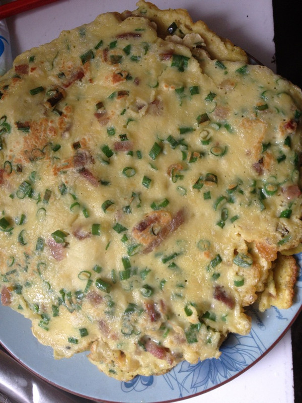 鹅蛋香葱饼