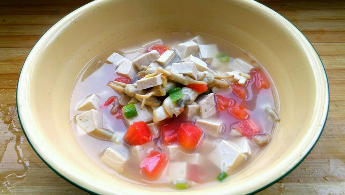蛏子烩豆腐