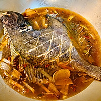 家焖偏口鱼Simmered Flounder Recipe的做法图解4