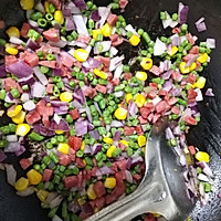 简单方便的五彩炒饭的做法图解2