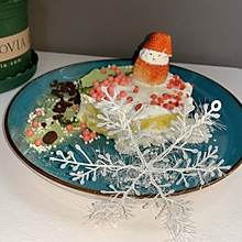 圣诞蛋糕—电饭锅蛋糕