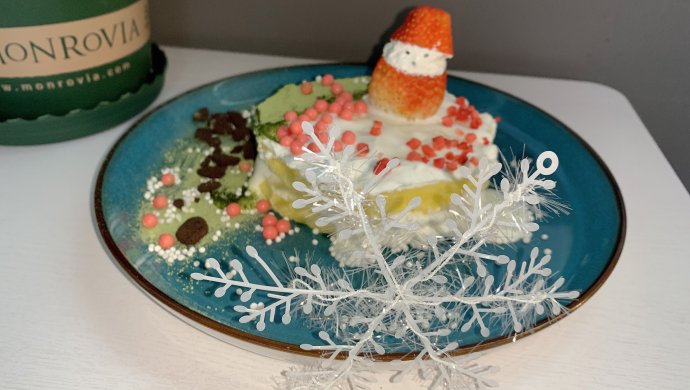 圣诞蛋糕—电饭锅蛋糕