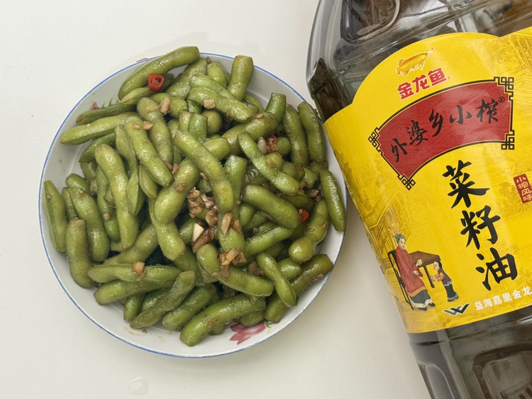 凉拌毛豆的做法