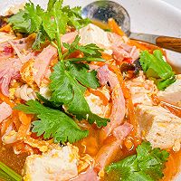 #豪吉川香美味#酸辣开胃的茄汁豆腐汤的做法图解9