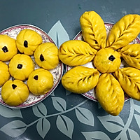 南瓜菜包豆包饼干的做法图解6
