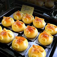 手工猪仔面包的做法图解9