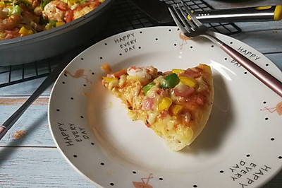 大虾培根披萨