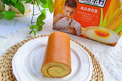 无油低卡全麦蛋糕卷