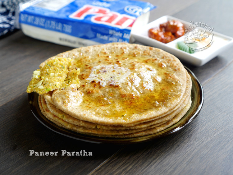 【奶豆腐馅饼 】Paneer Paratha的做法