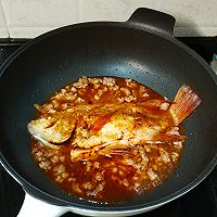 韩式辣酱肉末烧立鱼的做法图解8