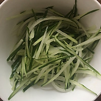鸡丝凉面＃太太乐鲜鸡汁中式＃的做法图解4