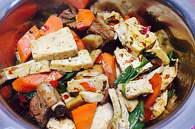豆腐烧排骨