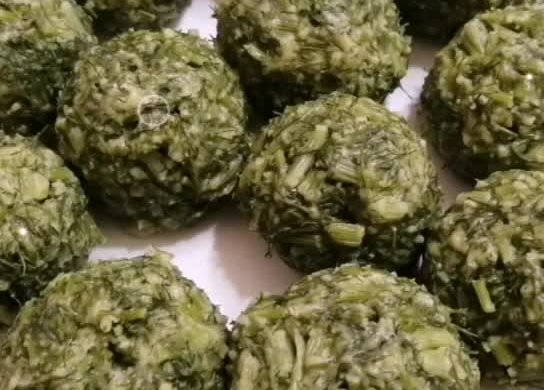节后减脂食品——茴香菜团子
