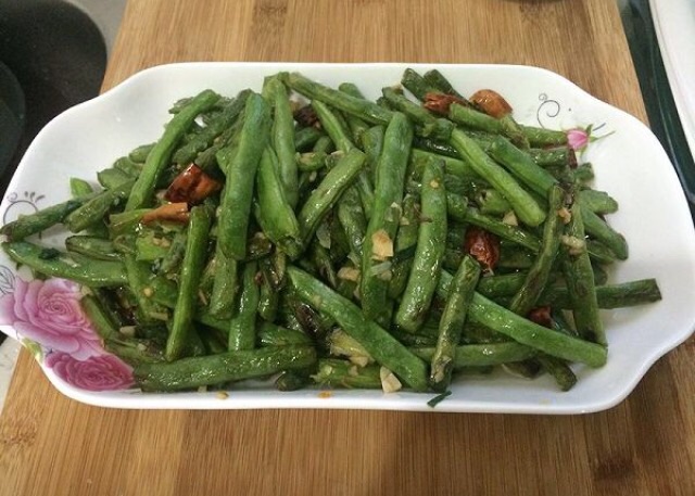 Stir fried beans