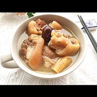 #肉食主义#祛湿首选～五指毛桃猪蹄汤的做法图解7