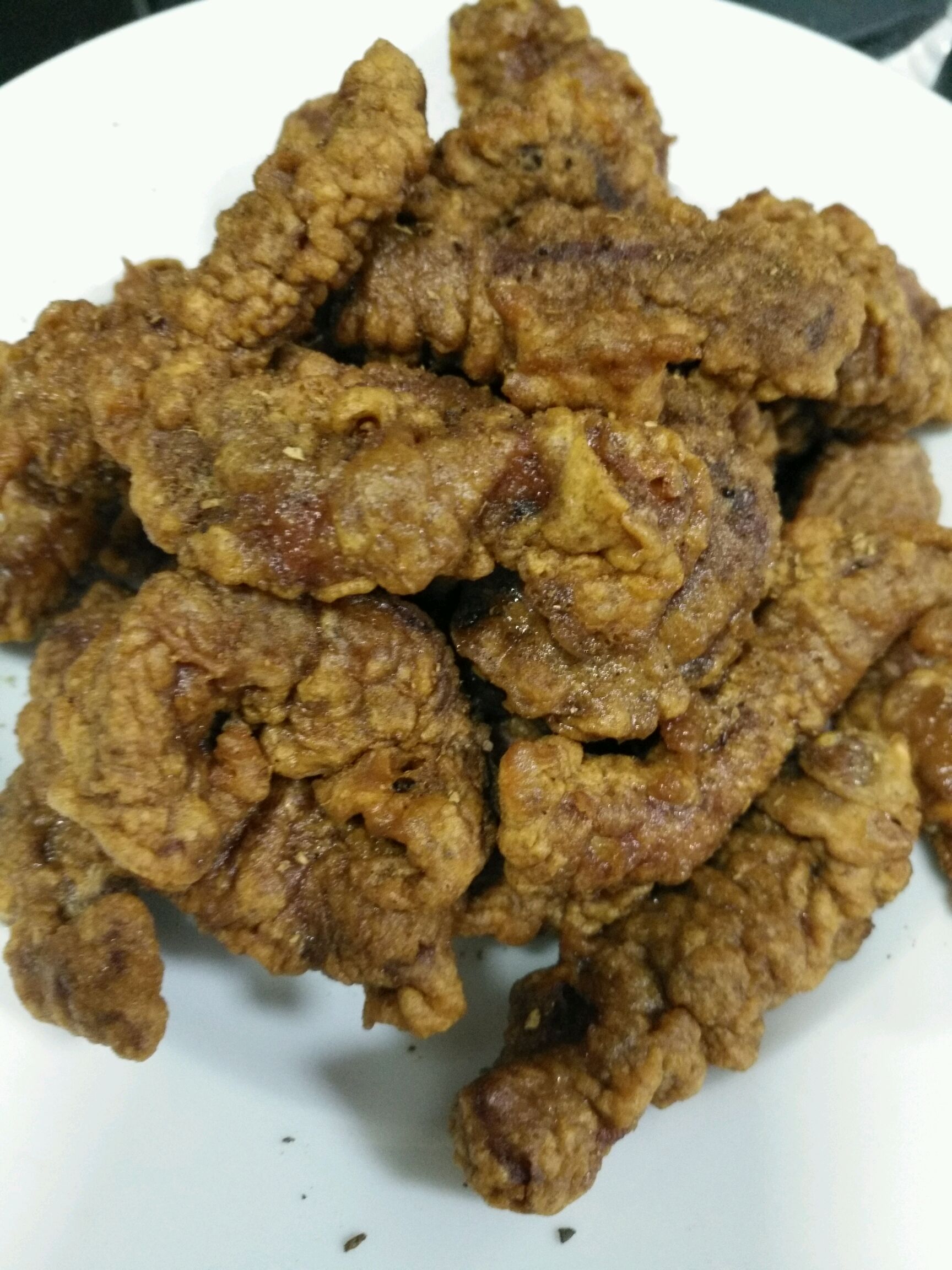 Fried meat