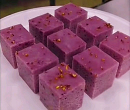 紫薯发糕（紫薯粉版）的做法