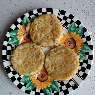 西芹藕丁早餐饼