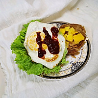 #换着花样吃早餐#烧饼夹鸡蛋的做法图解4