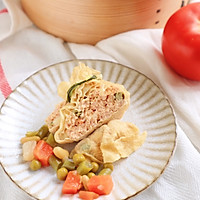 #硬核菜谱制作人#缤纷蔬菜猪肉福袋的做法图解14