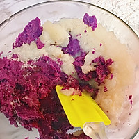 紫薯山药糯米糕的做法图解2