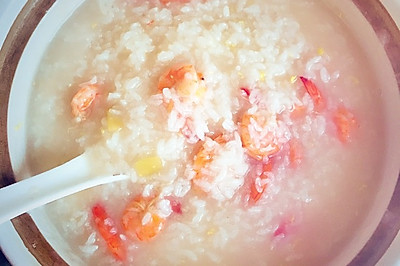 基围虾海鲜粥