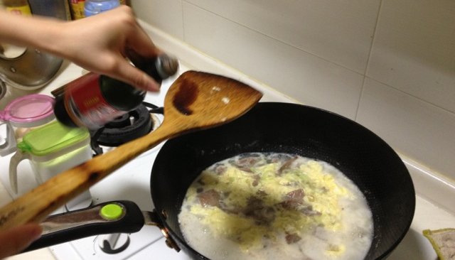 猪肝蛋花汤的做法