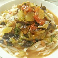 超详细手擀面+木耳蘑菇西红柿卤的做法图解37