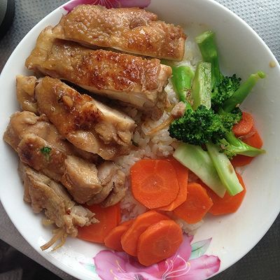 照烧鸡腿饭