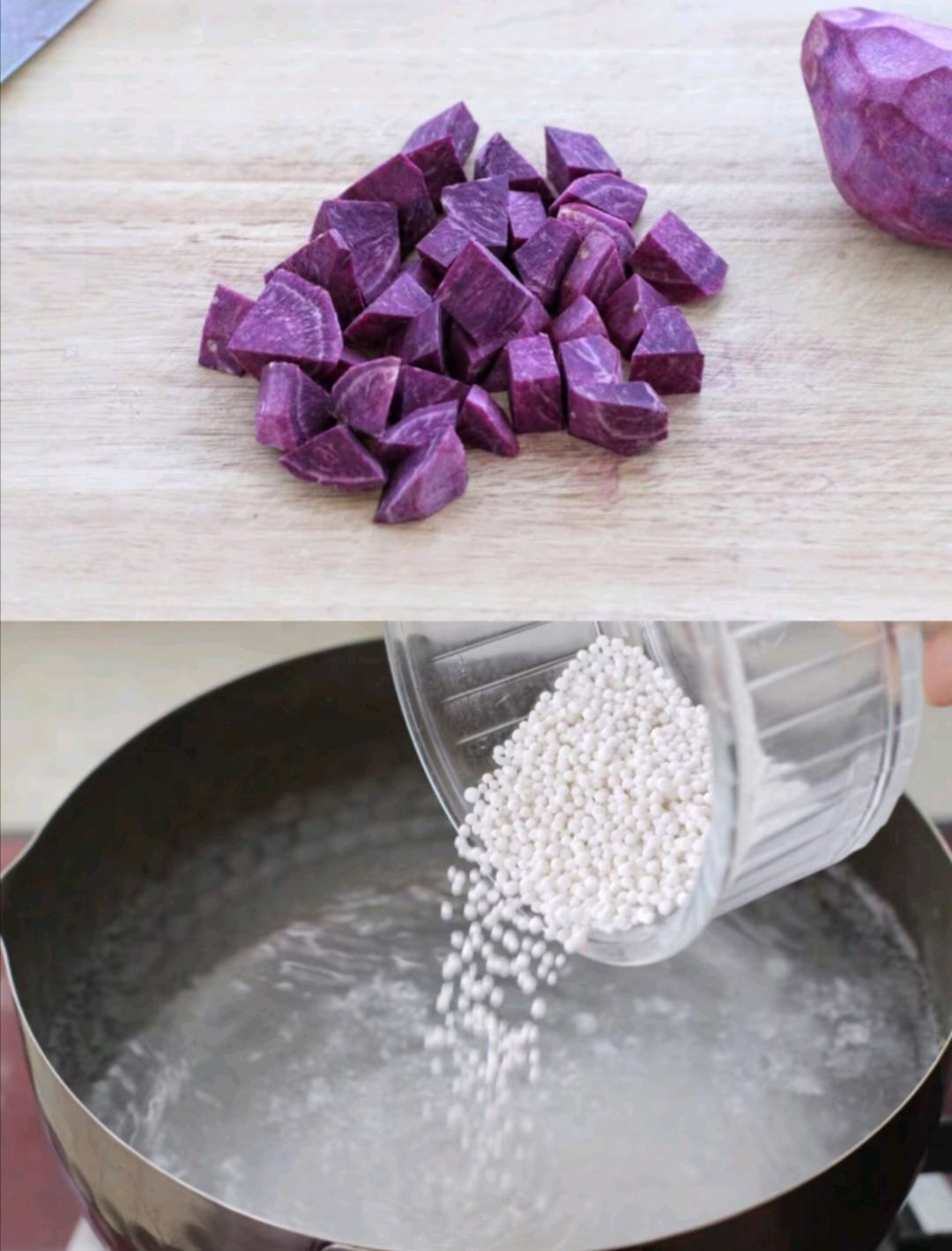 紫薯椰奶西米露怎么做_紫薯椰奶西米露的做法_豆果美食