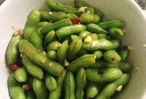 凉拌毛豆的做法
