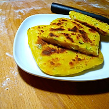 #年味十足的中式面点#新良玉米饺子粉试用【葱花饼】