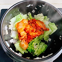 韩式辣白菜嫩豆腐汤的做法图解4