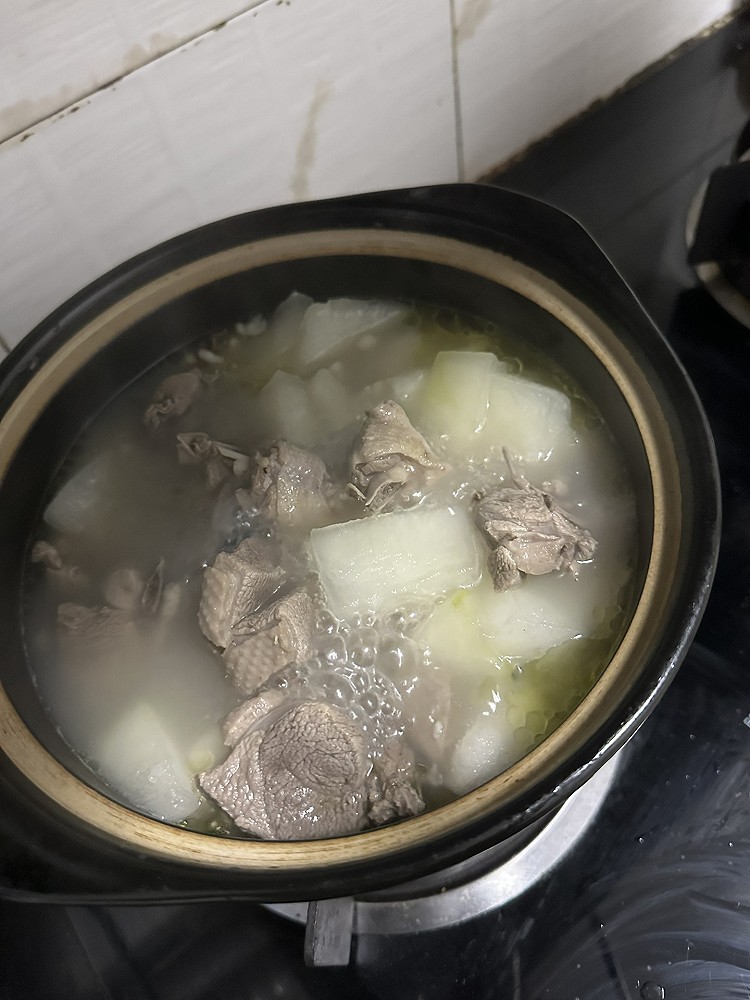 第一次煲出好喝的毛瓜老鸭汤的做法