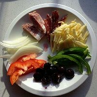 至尊披萨 两个的量，自制披萨饼皮+披萨酱 （二）的做法图解8