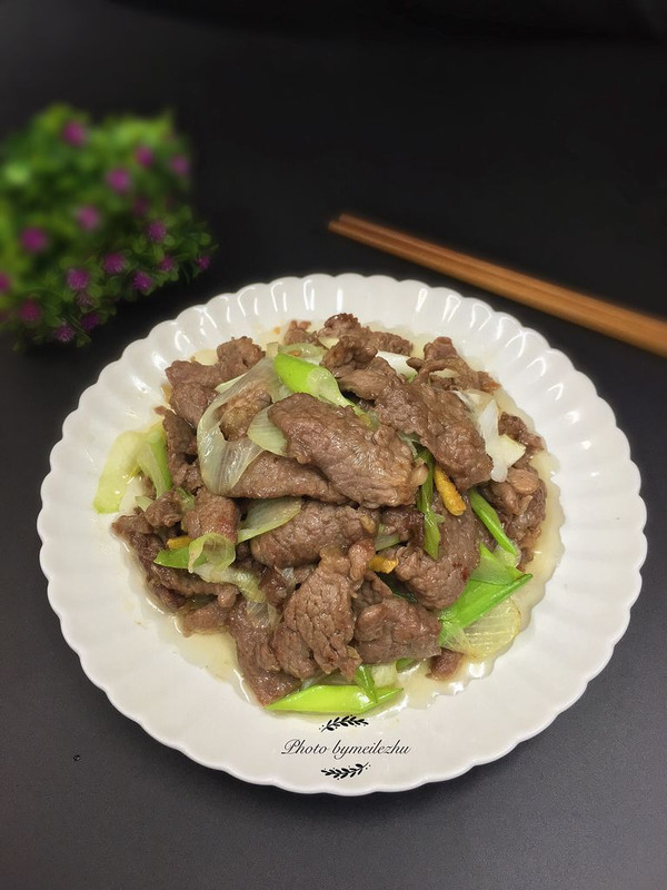 大葱爆牛肉