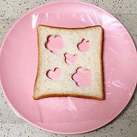 萌哒三明治的做法图解3
